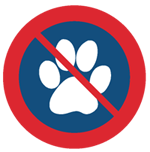 Проход с домашними животными запрещён 
